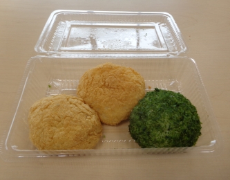 ノリときなこのおはぎが出来上がりました