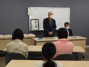 4月22日、命名採用者へのお米贈呈式が行われました。