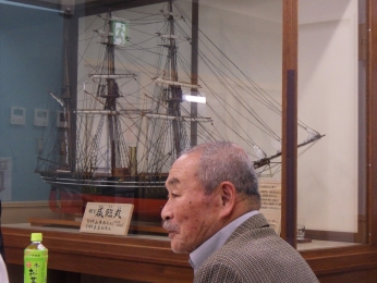 咸臨丸の模型との出会いや山本さんへの思いを語っていただきました