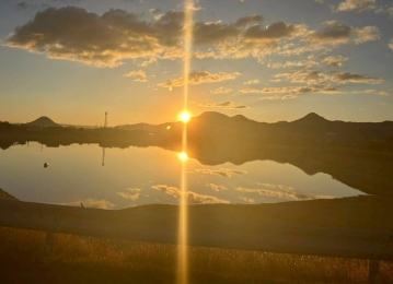 今年の初日の出は美しかった。